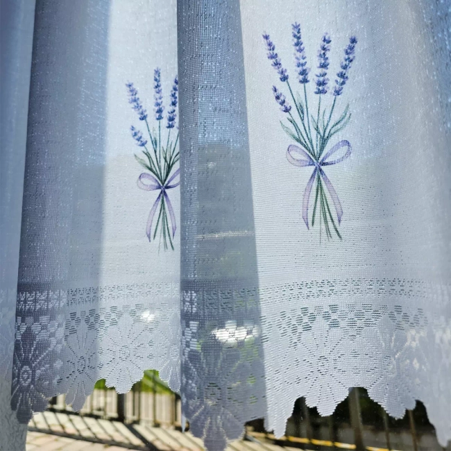 zazdrostka do kuchni LAWENDA - elegancka zazdrostka do kuchni - z obszyciem boków